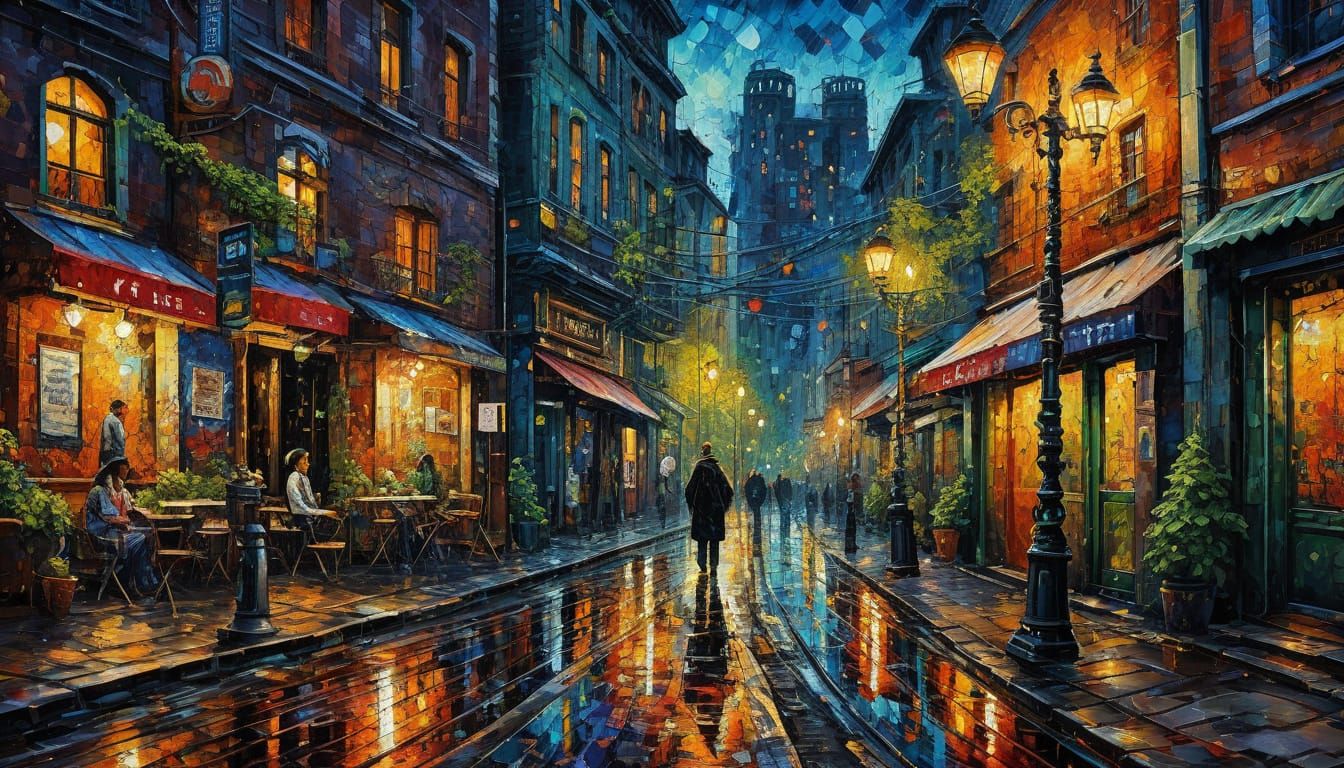 Dandelion Bikini Street Art Painting