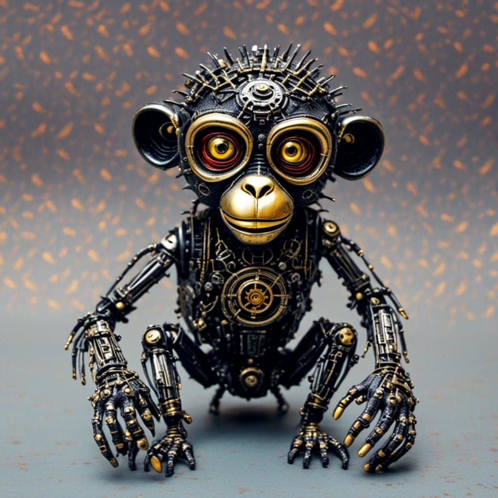 Demonic Robot Monkey Spreads Infection