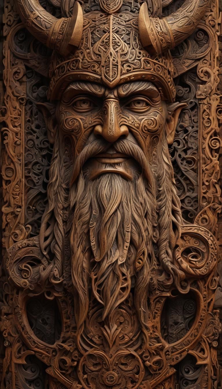Wood carving
