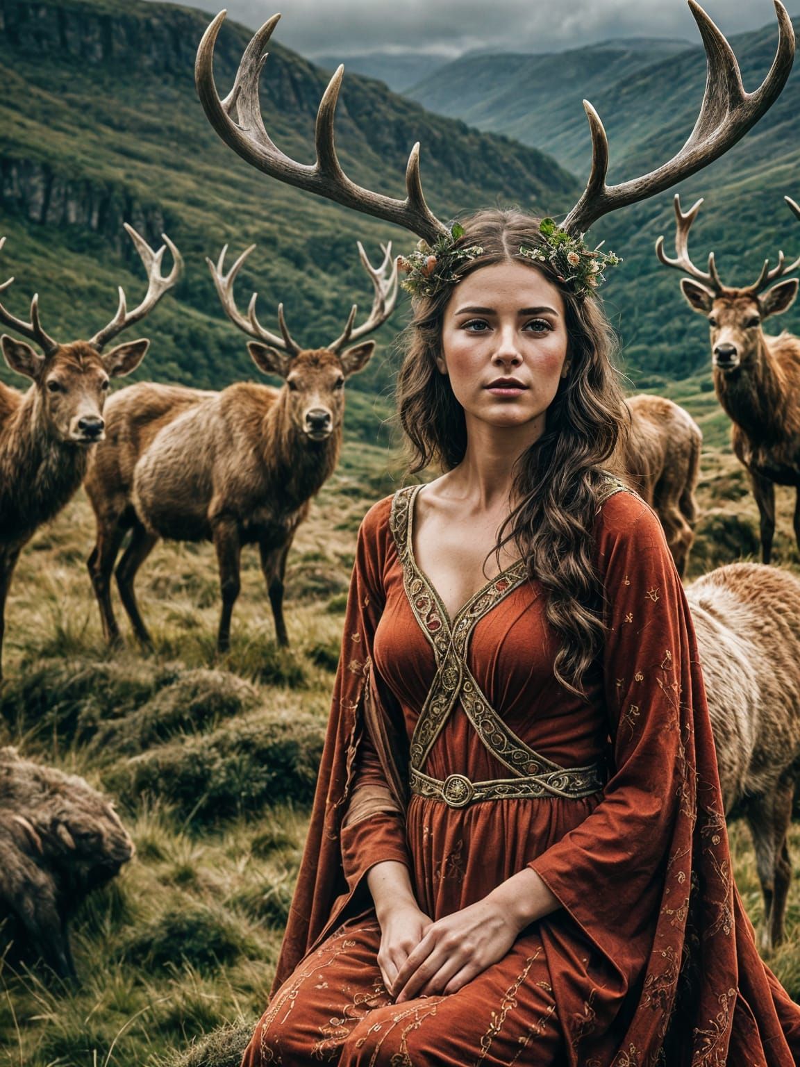 The Celtic princess Sadhbh