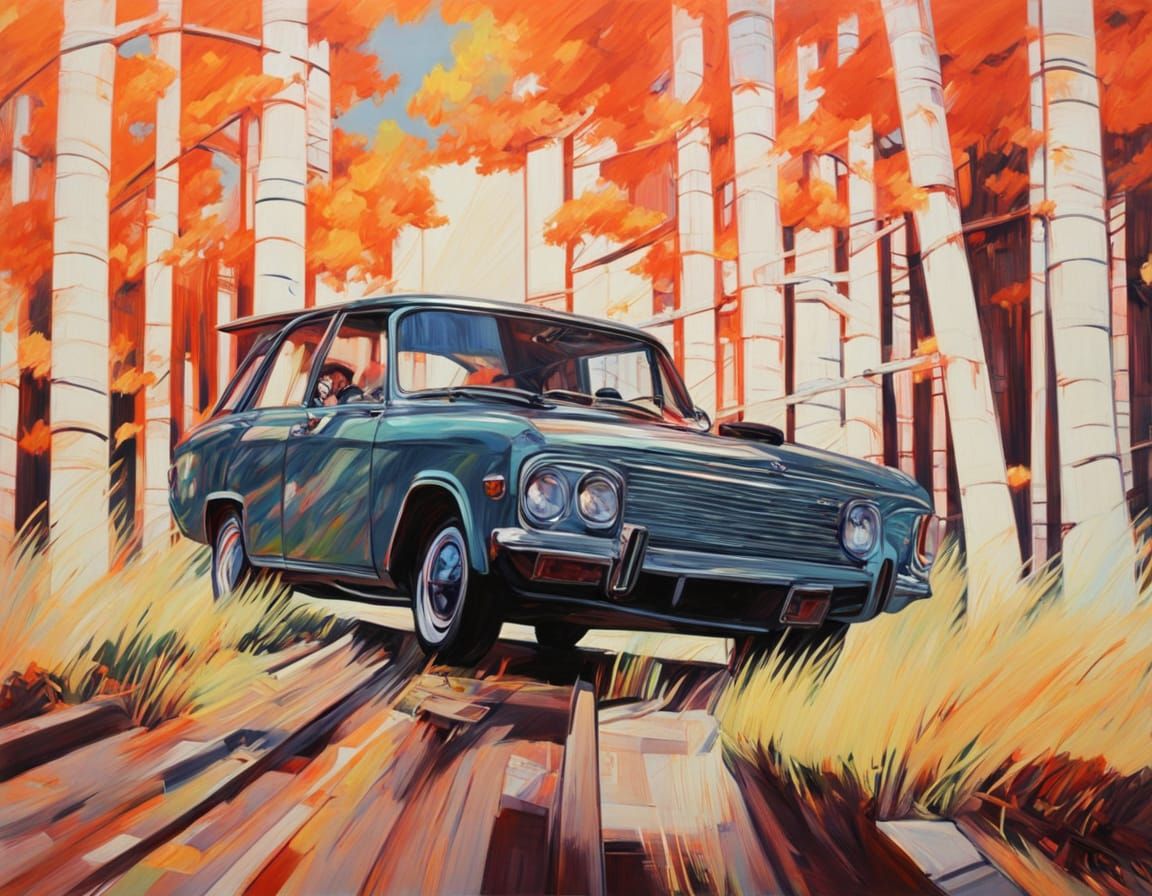 Abstract Expressionist Art by Two Masters