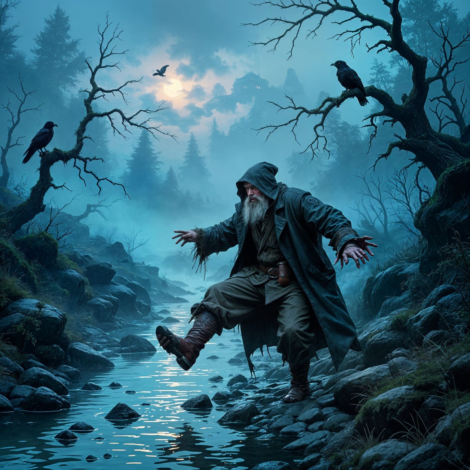 Drunken Fisherman's Tale in Misty Gothic Vale