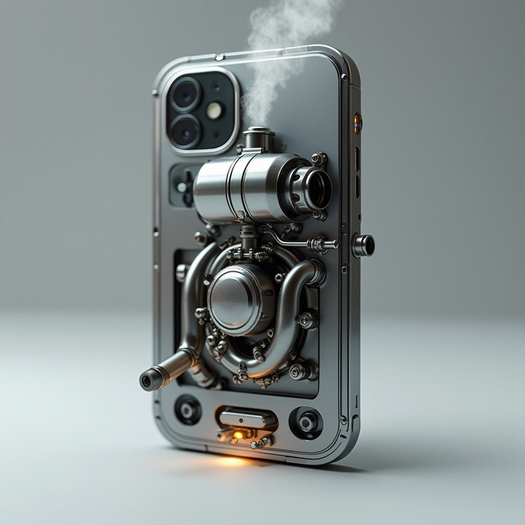 Futuristic Kerosene-Powered iPhone Concept