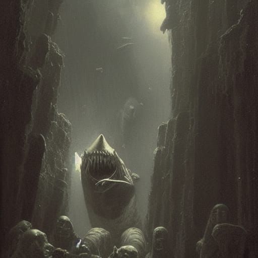 Terrible Things: A Horror Image Inspired by Doré