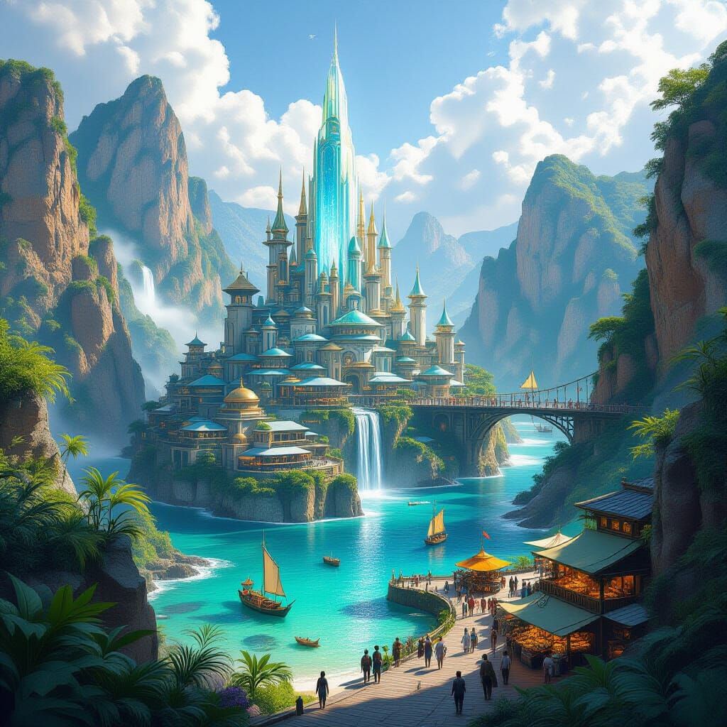 Radiant Auric Rock City on Solstheim Coast