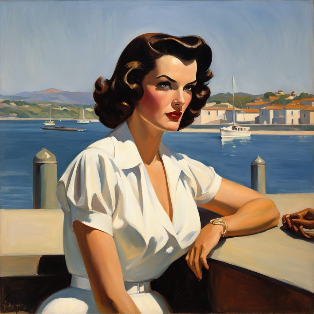 1950s Glamour on the Riviera: Post-Impressionism