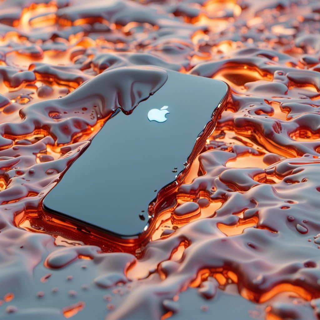 Melting iPhone in High Resolution
