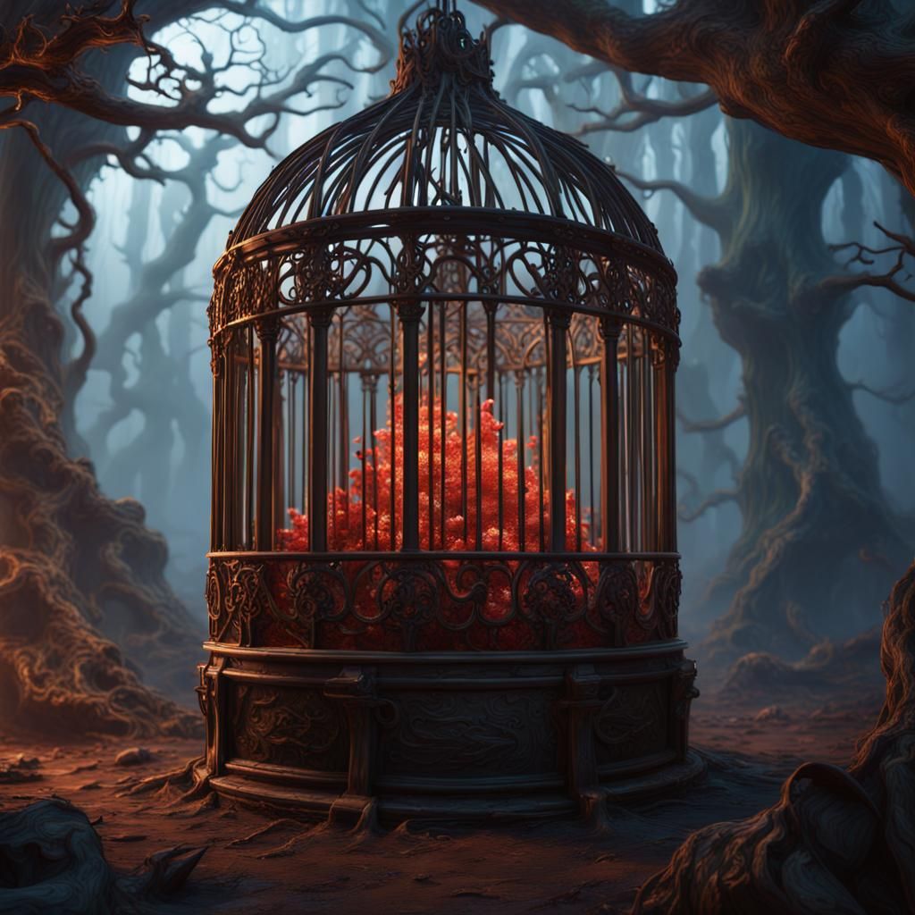 Detailed Matte Painting: Cage of Glooms