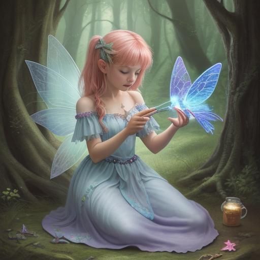 Enchanting Fairy Conjuring Magic