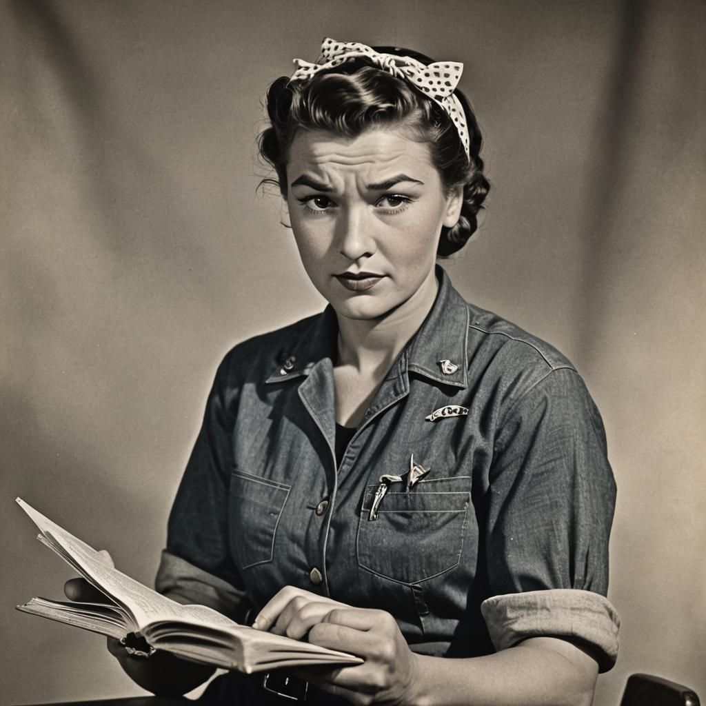 Rosie the Riveter Reading: 1940s Cinematic Portrait