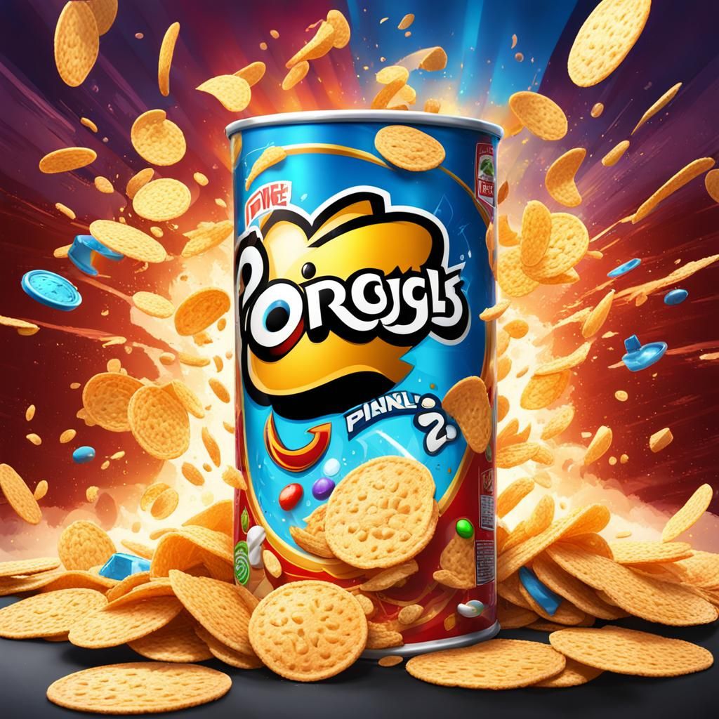 Every Video Game in a Pringle Chip: Hyperrealistic Art