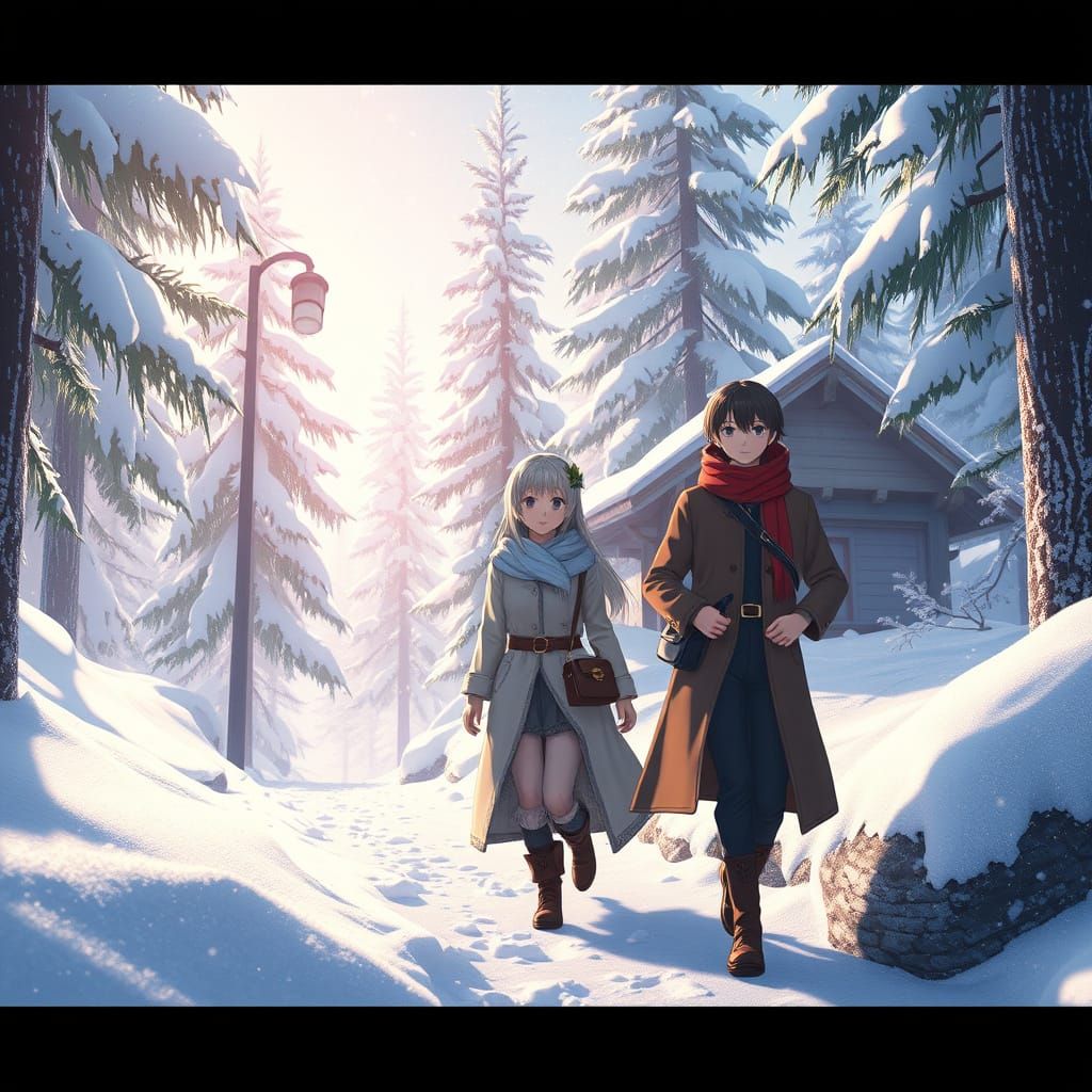 Queen Elizabeth Leads Through Enchanted Winter Wonderland in...