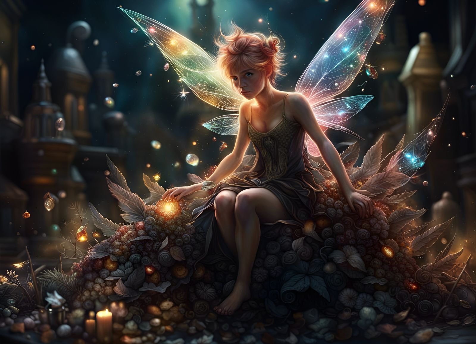 Exploding Fairy: Epic 3D Cinematic Artwork