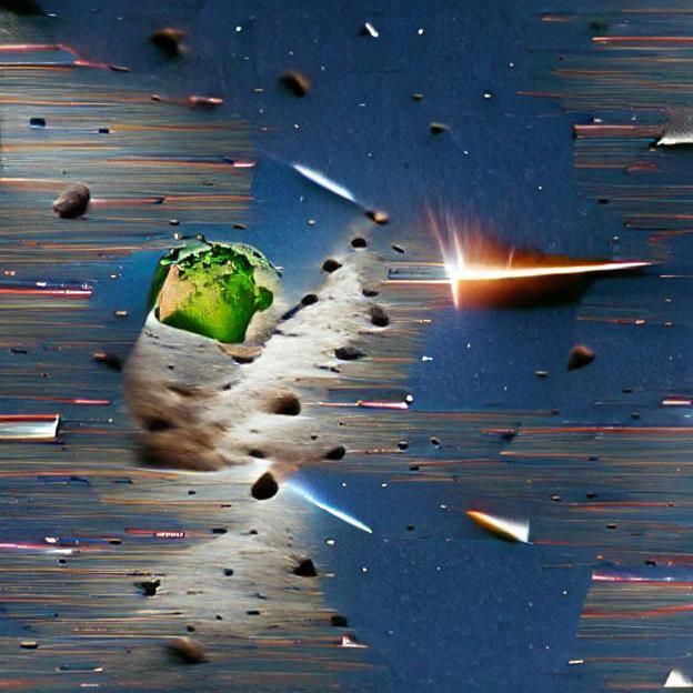 Asteroid Impact: Dramatic Celestial Collision