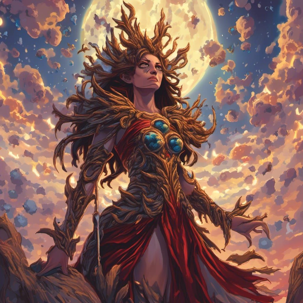 Cursed Earth Comic Book Illustration