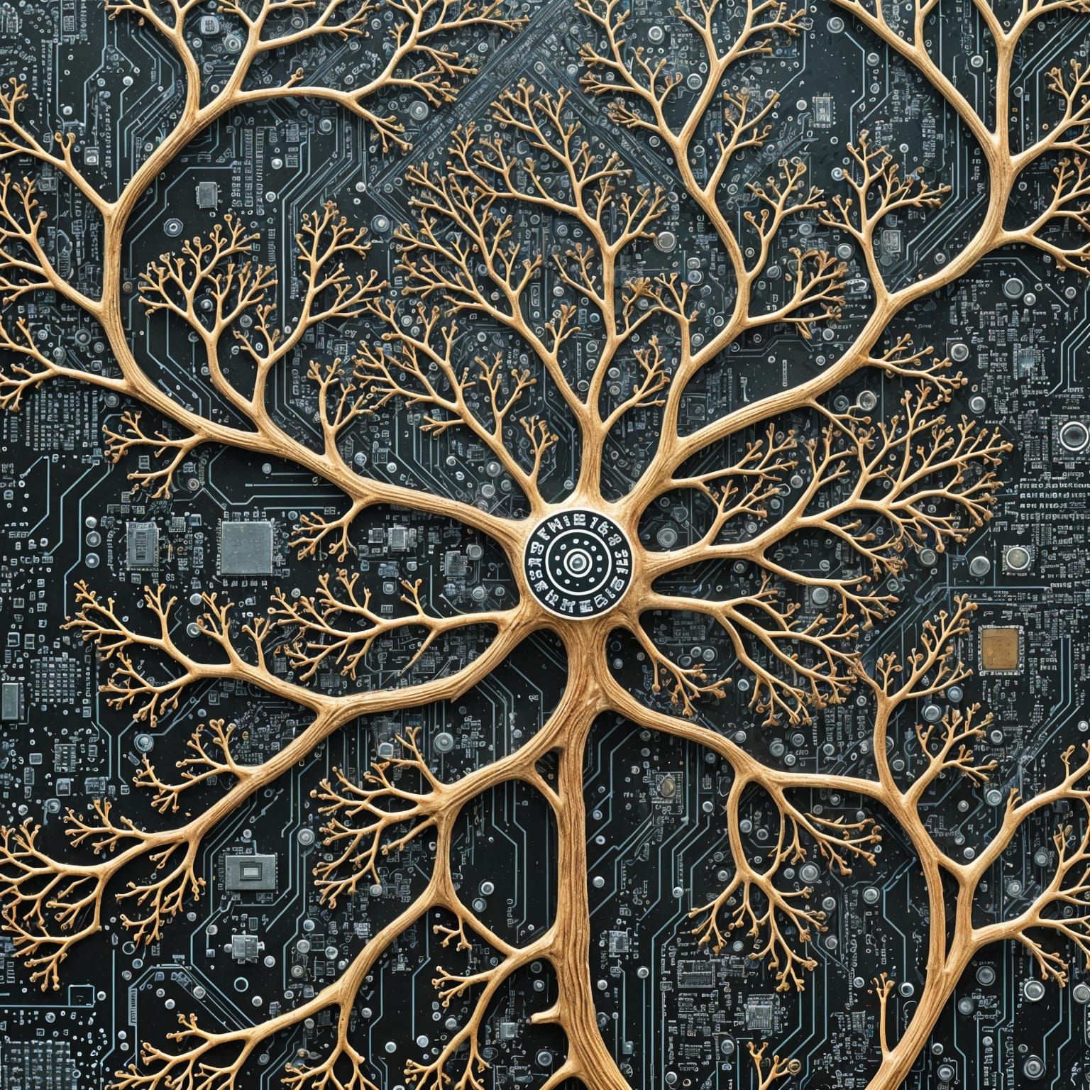 Organic Mold Overgrowth on Motherboard Interface