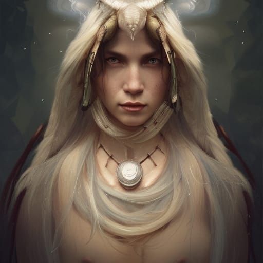 Scandinavian Shaman Goddess Portrait in Unreal Engine 5