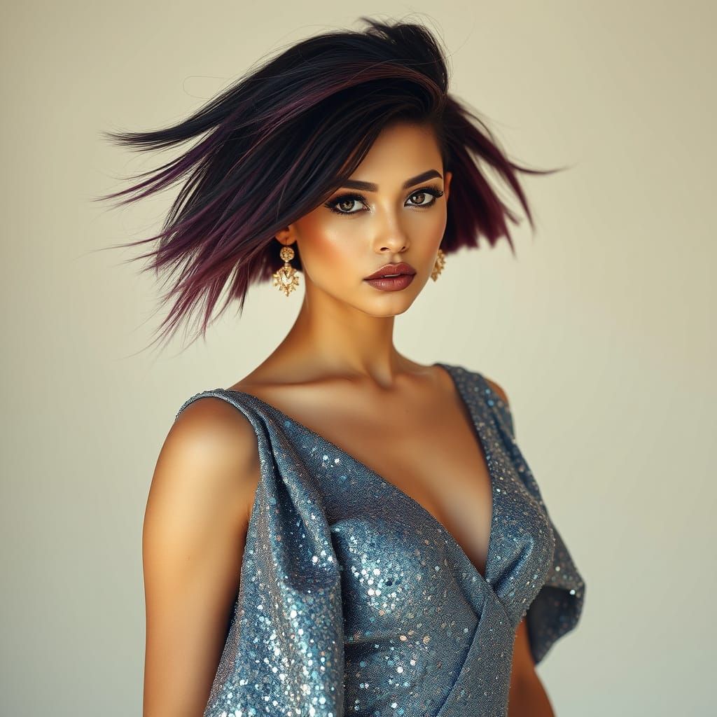 Avant-Garde Model in Ethereal Fashion Editorial