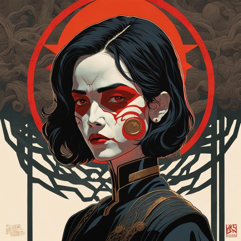 Slayer of Apep Portrait as Organic Matte Painting