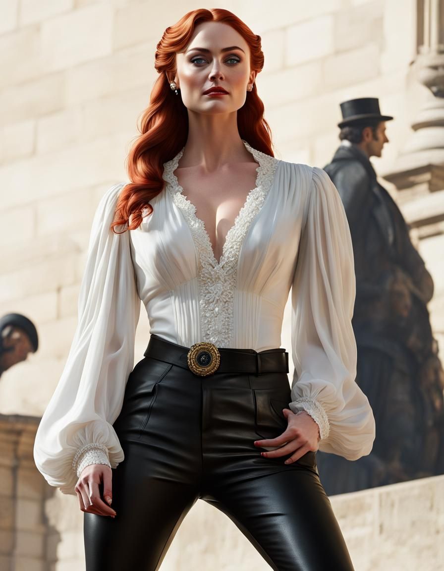 Elegant French Revolution Spy Unveiled in Intricate Ultrarea...