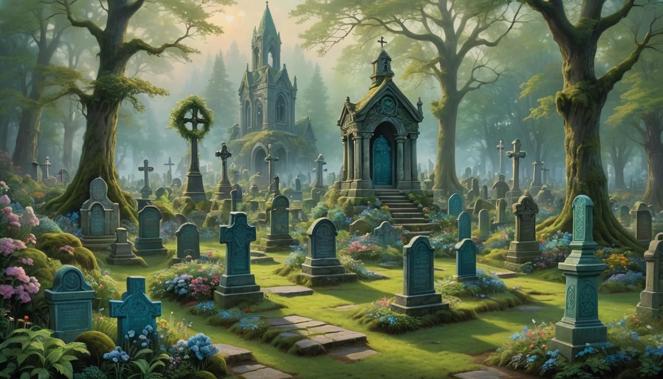 🕯🌷 Cimetière Celtique 💀🍀