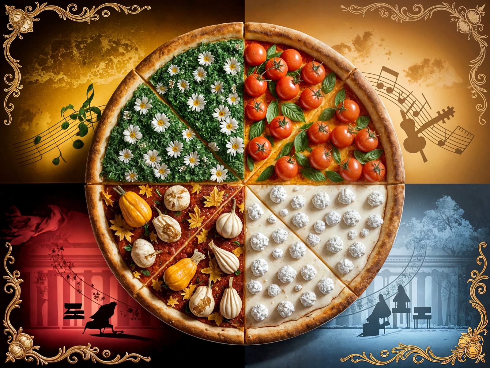 Four Seasons Pizza: A Culinary Masterpiece