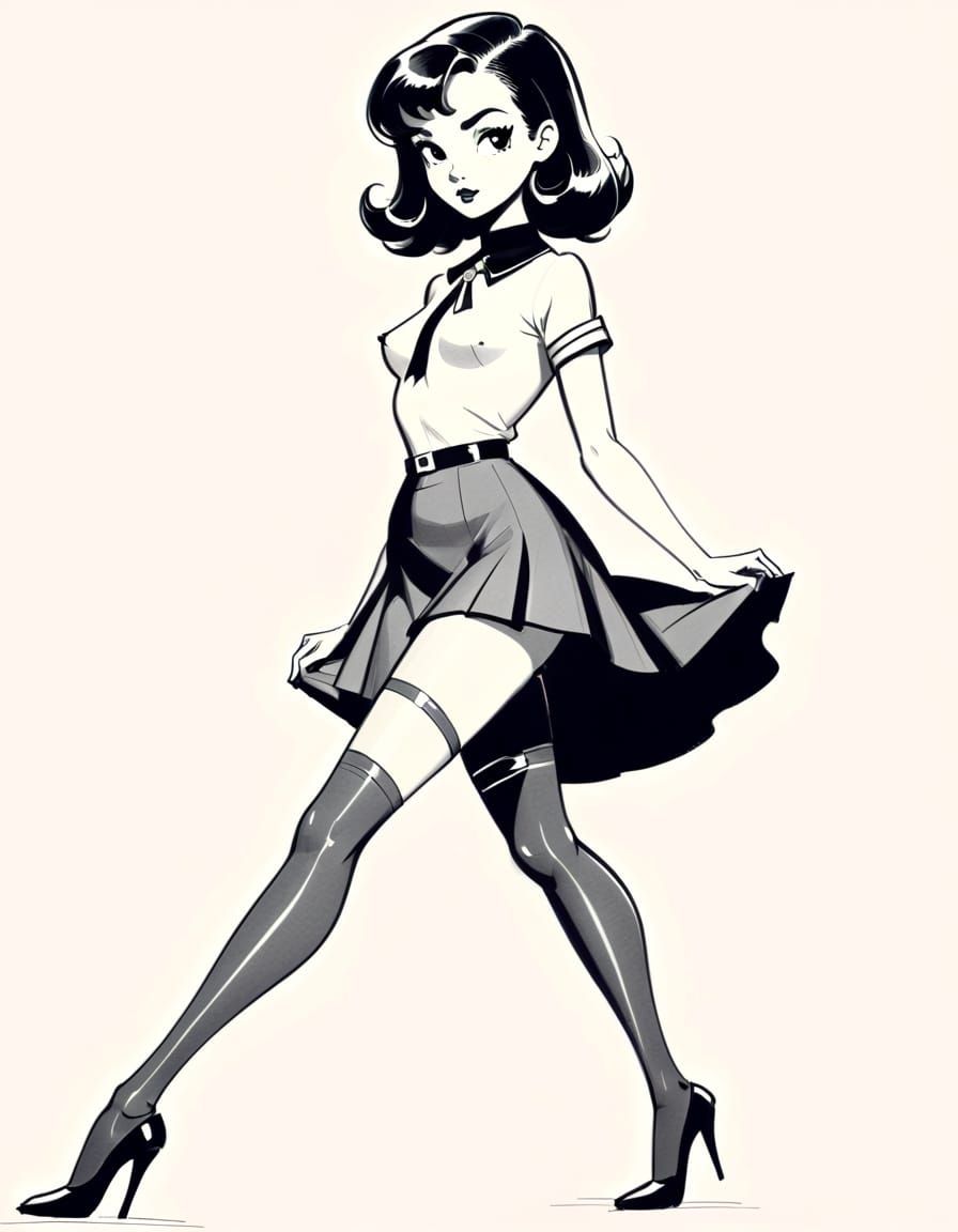 Lady going for a walk