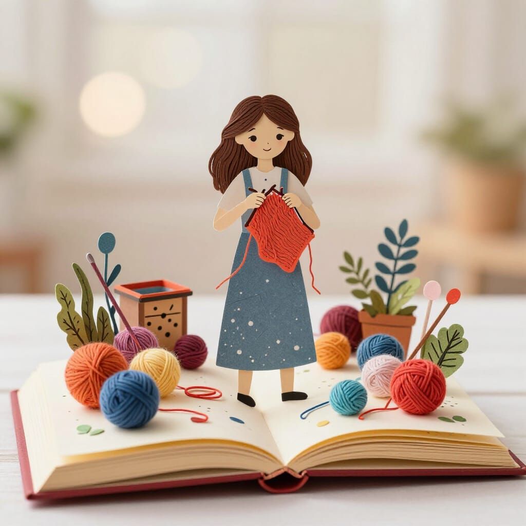 For knitting I use my knitting looms, my hooks and beautiful yarn