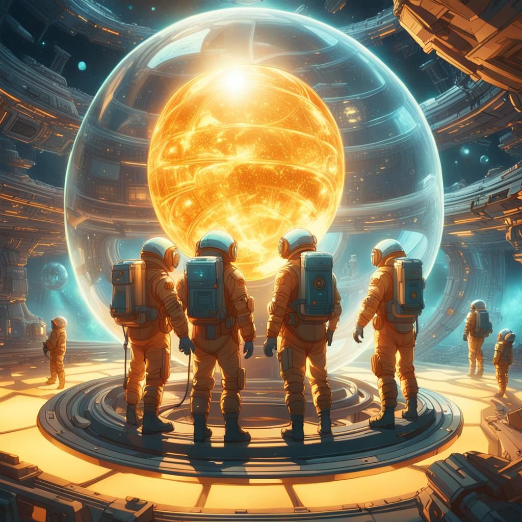 Cultivating an Artificial Sun: Sci-Fi Concept Art