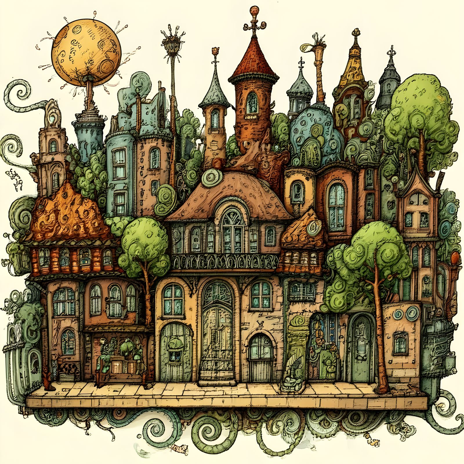 Doodle World: A Pen and Paper Creation