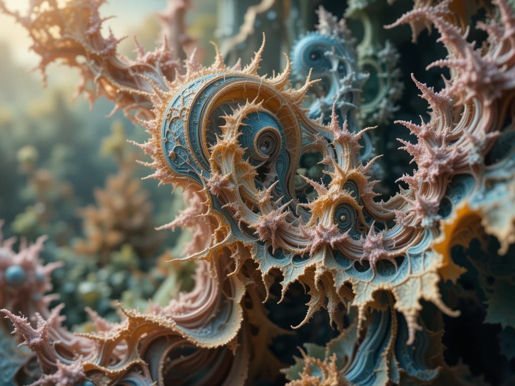 Fractal Patterns in Organic Nature