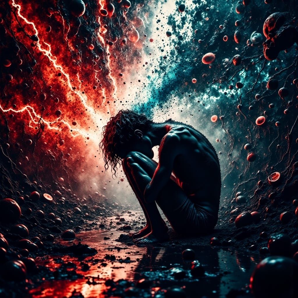 Emotional and Surreal Representation of Autistic Burnout