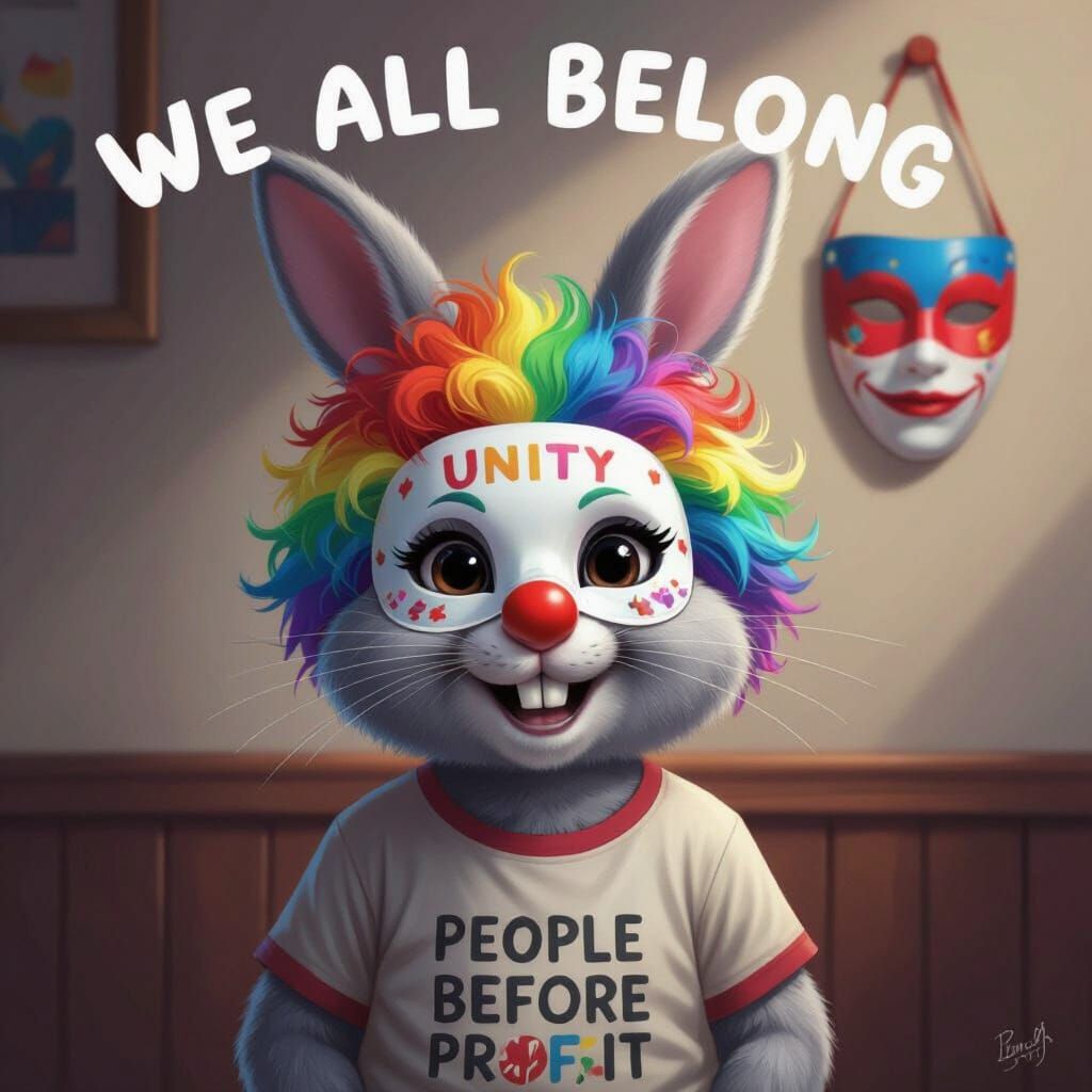 Joyful Bunny Promotes Unity and Inclusion