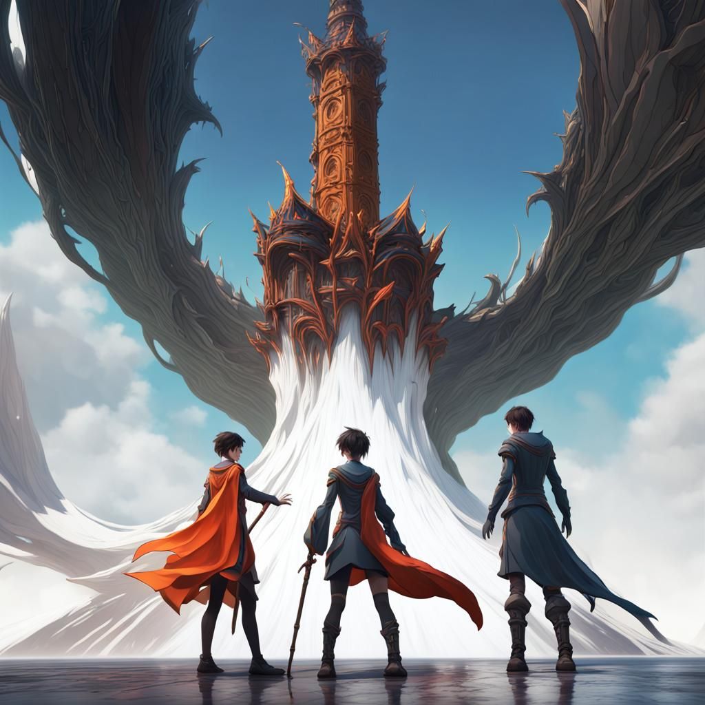 Tower of God Detailed Matte Painting