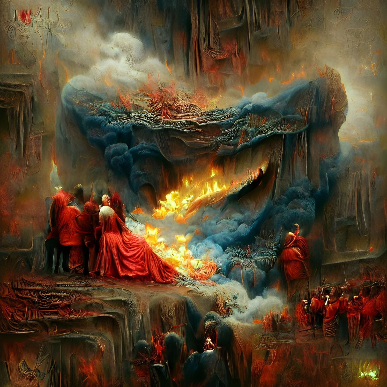 Inferno: A Volcanic Conflagration in a Hellscape