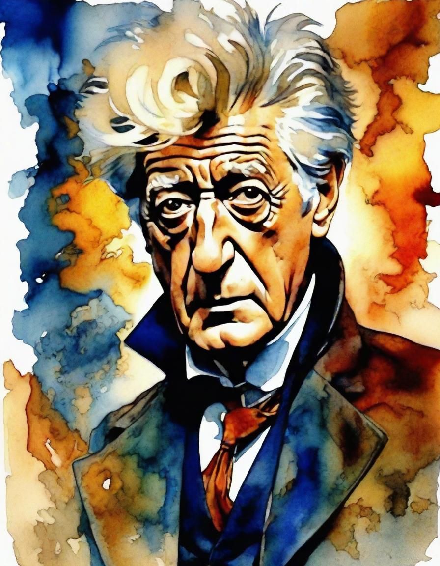 Doctor Who Portrait in Art Nouveau Style