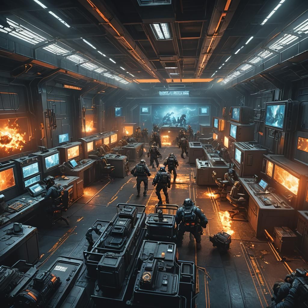 Soldiers Storm Nuclear Facility in Military Sci-Fi