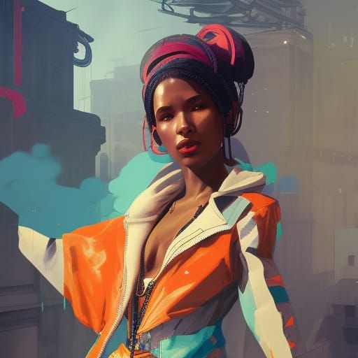 Hip Hop Fashion Concept Art in Unreal Engine