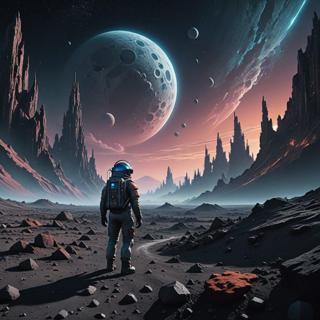 Cosmic Explorer Discovers Glowing Crystals on the Moon