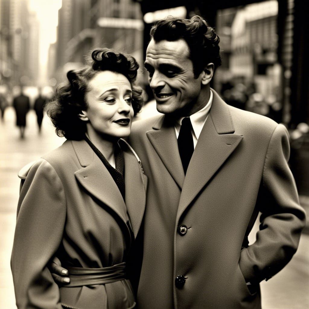 Marcel Cerdan and Edith Piaf in New York