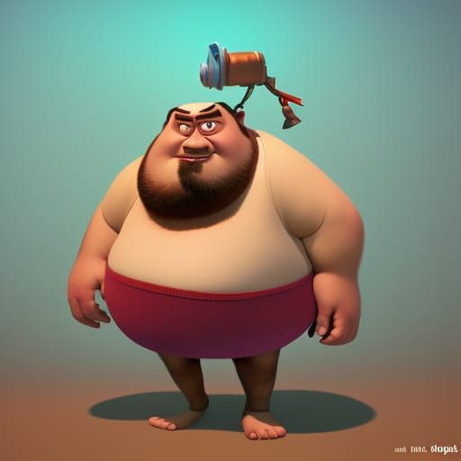 the local bully fat, hairy and gross.