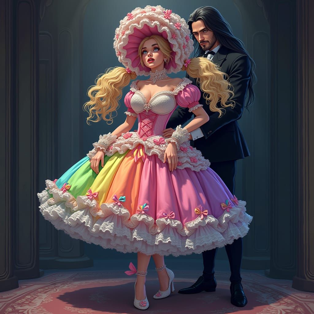 Victorian Sissy Princess Revealed by Powerful Mafia Boss