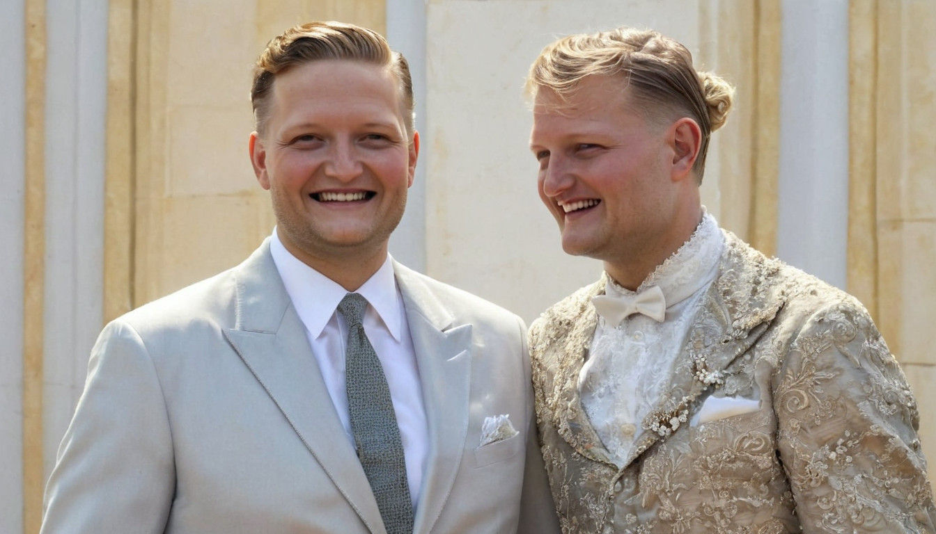 Rococo Bride as a Wedding Guest