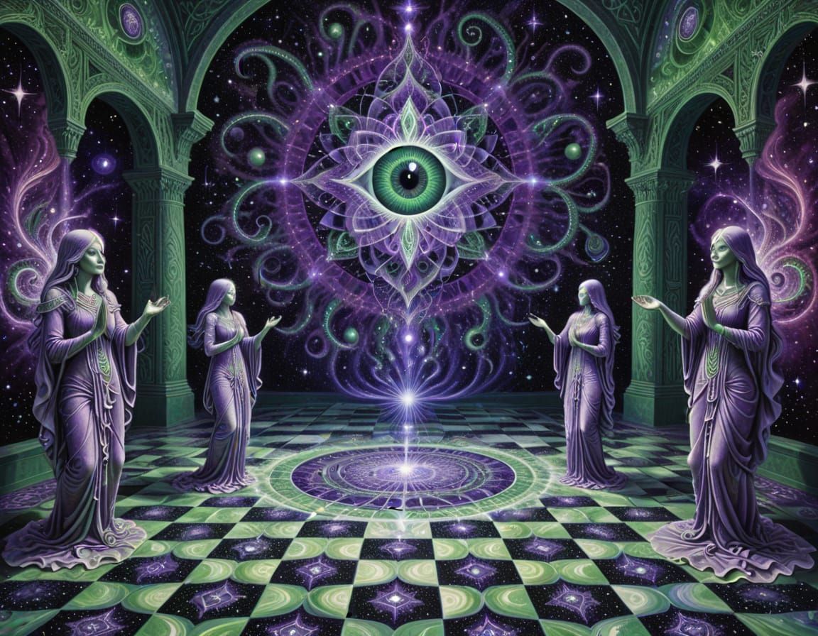 Priestesses of Light in Cosmic Hall of Spells