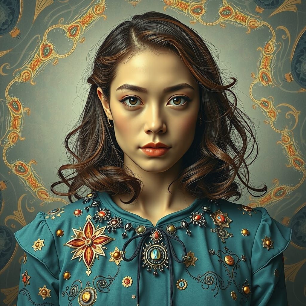 Psychedelic 3D Render in Hyperrealism