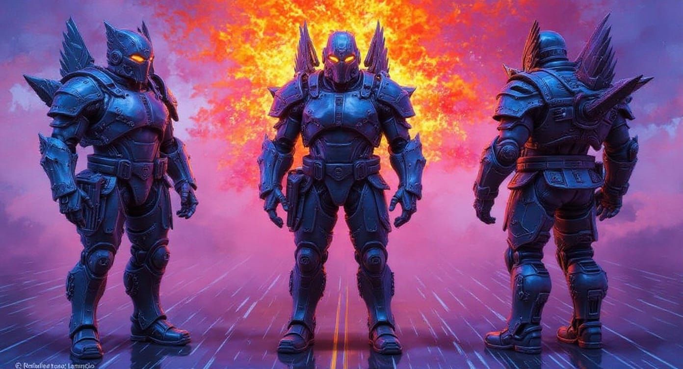 Front View Character Anatomy Reference Image