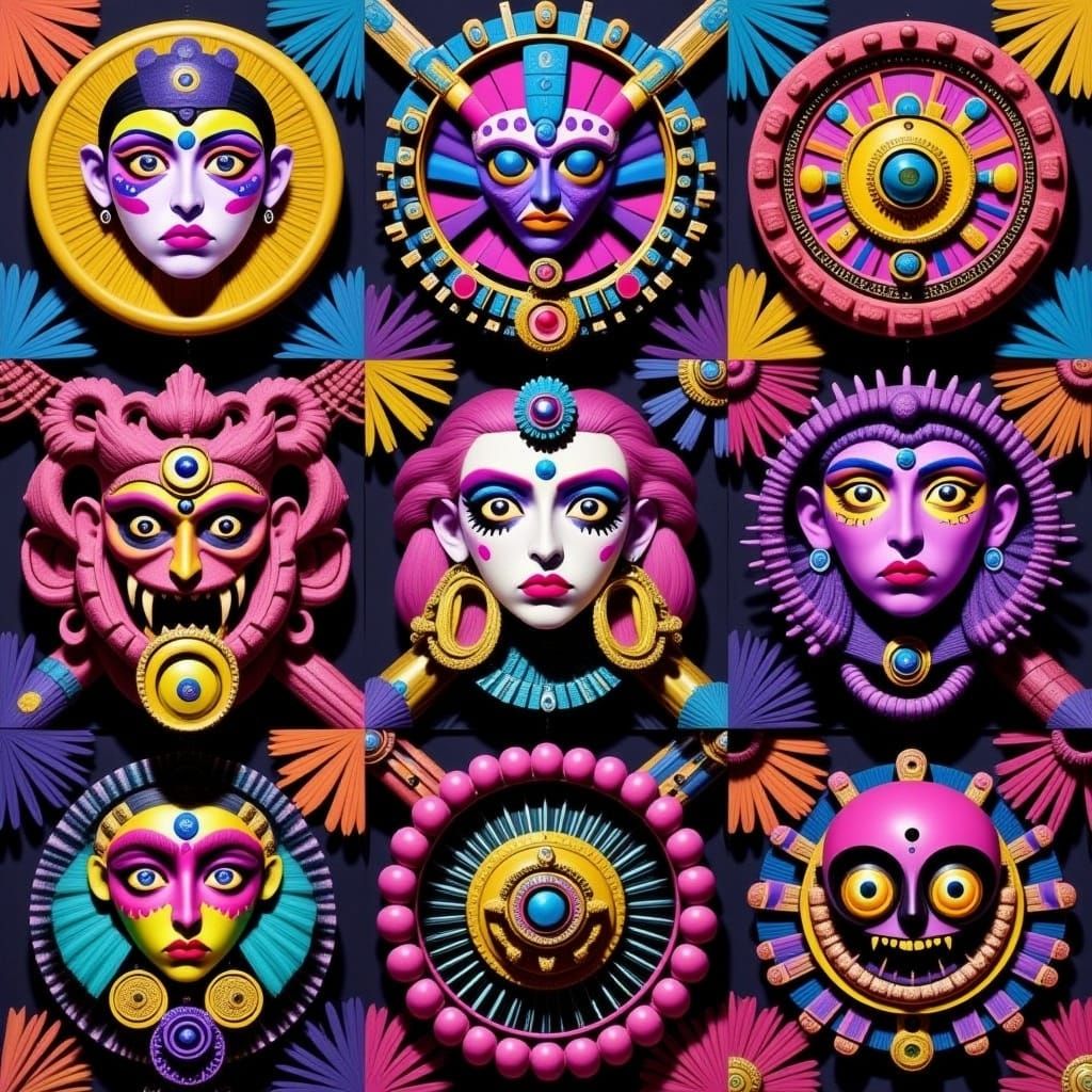 Stylized Monkey Queen Character Portrait