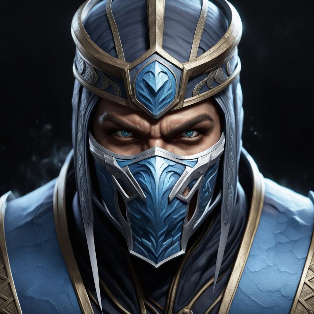 Mortal Kombat Subzero Portrait with Dynamic Lighting