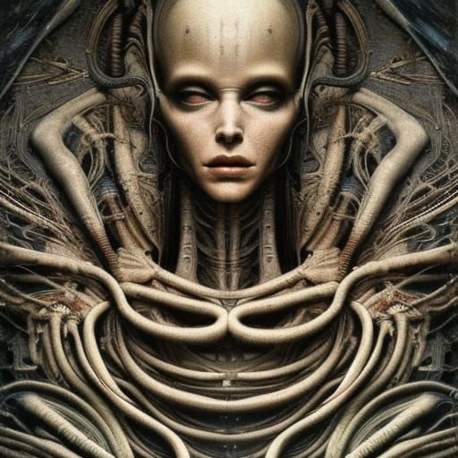 Alien God: Epic Cinematic Digital Painting