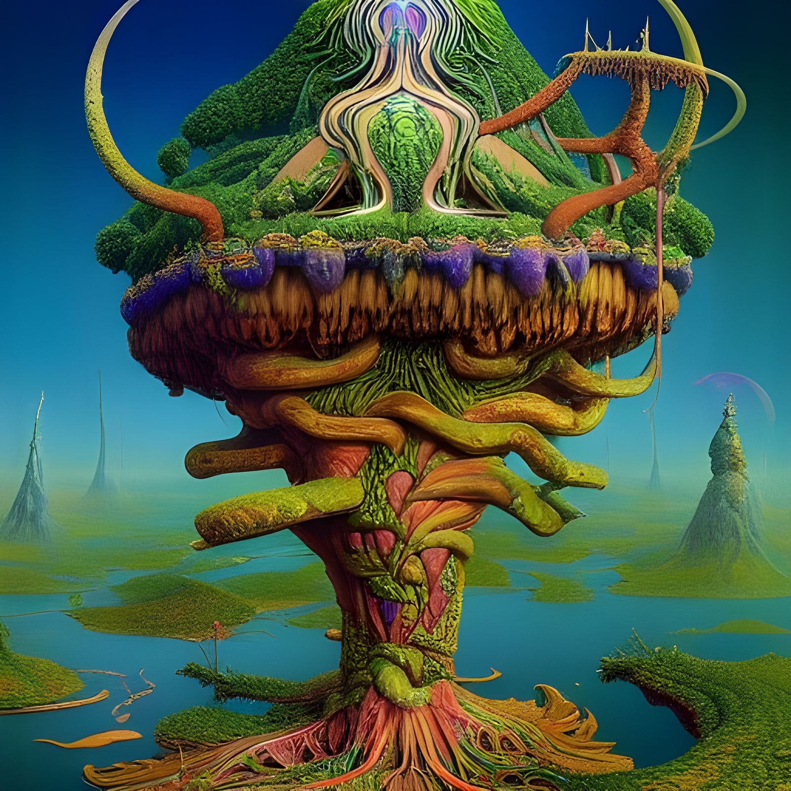 Yggdrasil Cybervision Masterpiece in 8K Resolution